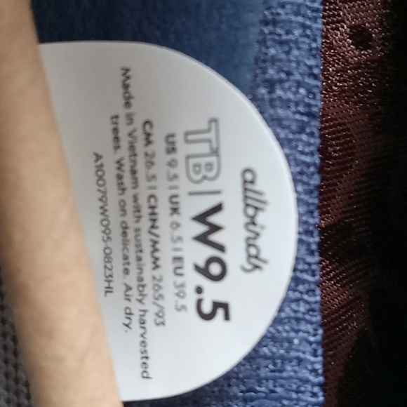 allbirds comfy Tree Breezer Women's ballet flats Size 9.5 W Color  Hazy Indigo. - Picture 3 of 13